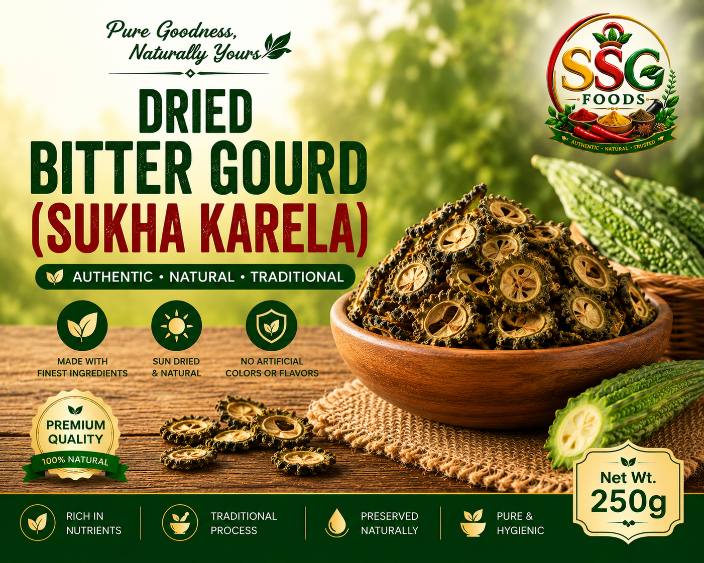 Dried Bitter Gourd